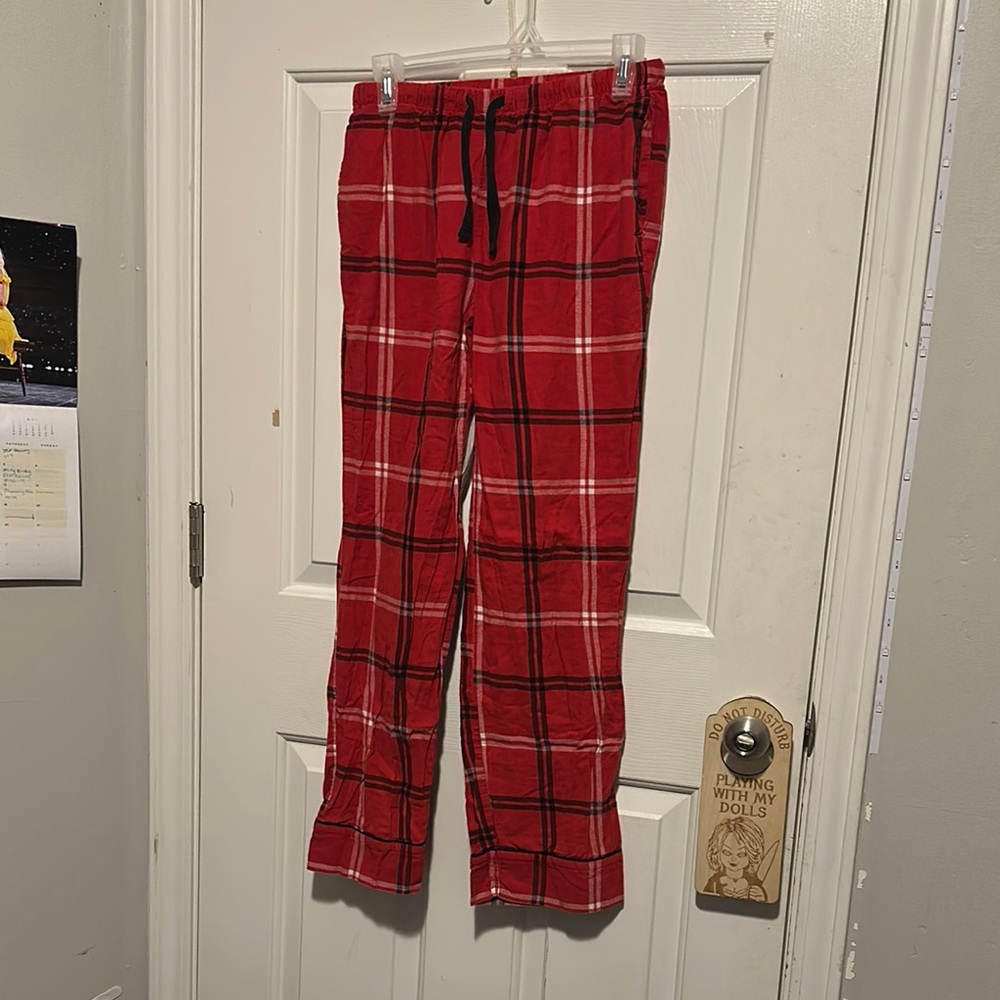 Red Plaid Lounge Pants